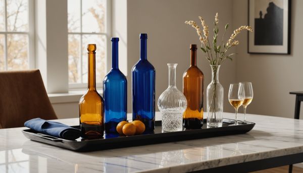 Comment sublimer sa table avec des bouteilles design ?